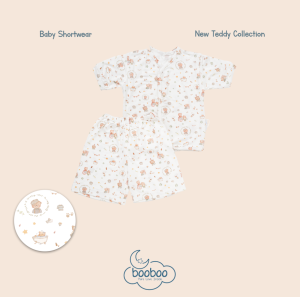 TENCEL Baby Shortwear Set - New Teddy