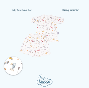TENCEL Baby Shortwear Set - Racing