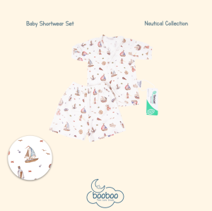TENCEL Baby Shortwear Set - Nautical