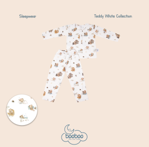 TENCEL Sleepwear Set - Teddy White