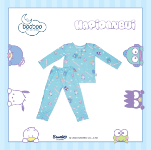 TENCEL Sleepwear Set Hapidanbui Blue Collection