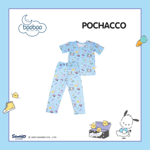 TENCEL Short Sleeve Longpants Set Pochacco Uki-Uki Collection