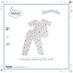 TENCEL Short Sleeve Longpants Set Hapidanbui Happy Hour Collection