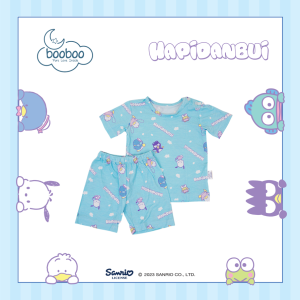 TENCEL Shortwear Set Hapidanbui Blue